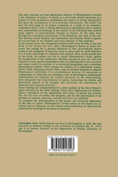 Produktbild: Montesquieu&rsquo;s Idea of Justice