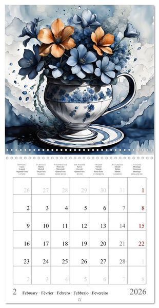 Produktbild: Enchanting mugs (Wall Calendar 2026 12 &times; 12 Inch) CALVENDO 12 Month Wall Calendar