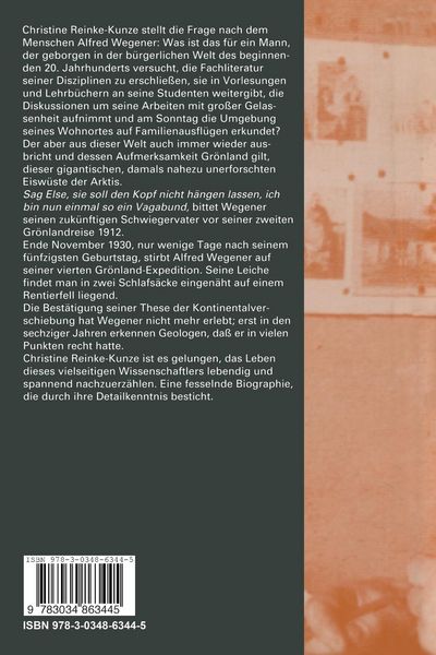 Produktbild: Alfred Wegener