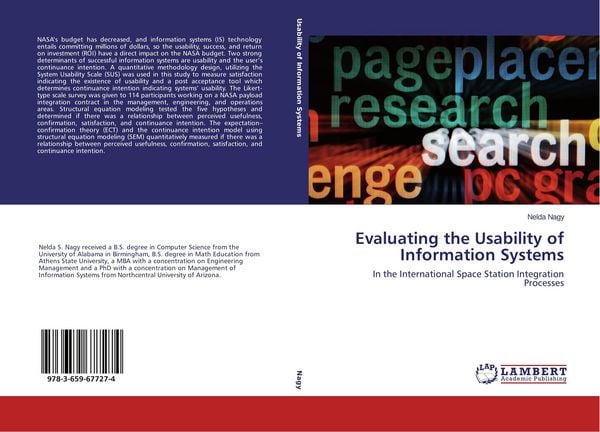 Produktbild: Evaluating the Usability of Information Systems