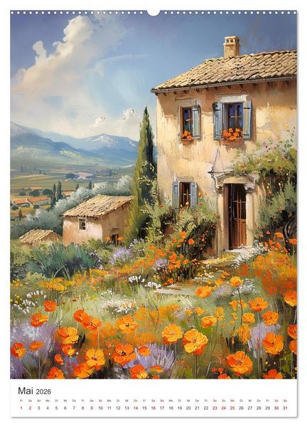 Produktbild: Poesie des Lichts - impressionistisches S&uuml;dfrankreich (hochwertiger Premium Wandkalender 2026 DIN A2 hoch), Kunstdruck in Hochglanz