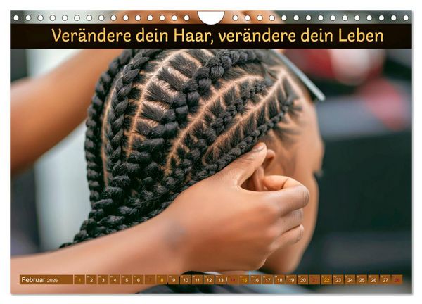 Produktbild: Coiffeur - Wellness f&uuml;r die Haare - mit Spr&uuml;chen (Wandkalender 2026 DIN A4 quer), CALVENDO Monatskalender