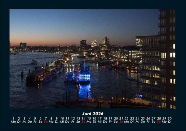 Produktbild: Hamburg 2026 Fotokalender DIN A4