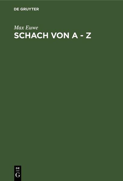 Produktbild: Schach von A - Z