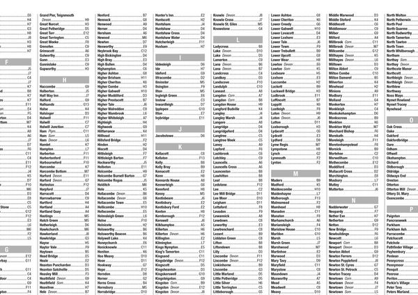 Produktbild: Devon A-Z Visitors Map