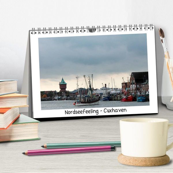 Produktbild: Nordseefeeling - Cuxhaven (Tischkalender 2026 DIN A5 quer), CALVENDO Monatskalender