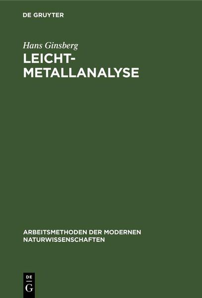 Produktbild: Leichtmetallanalyse