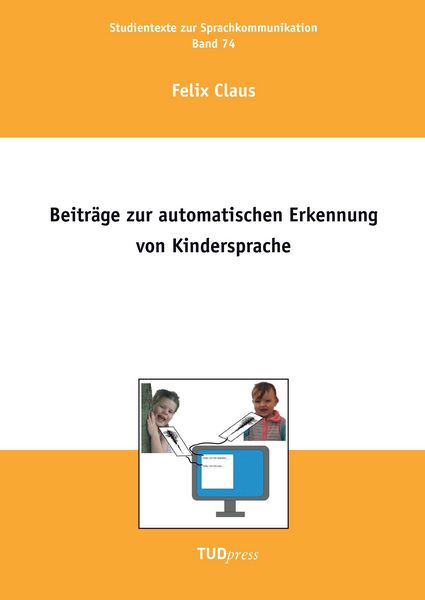 Produktbild: Beitr&auml;ge zur automatischen Erkennung von Kindersprache
