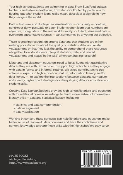 Produktbild: Creating Data Literate Students