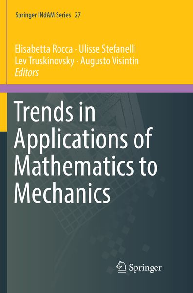 Produktbild: Trends in Applications of Mathematics to Mechanics