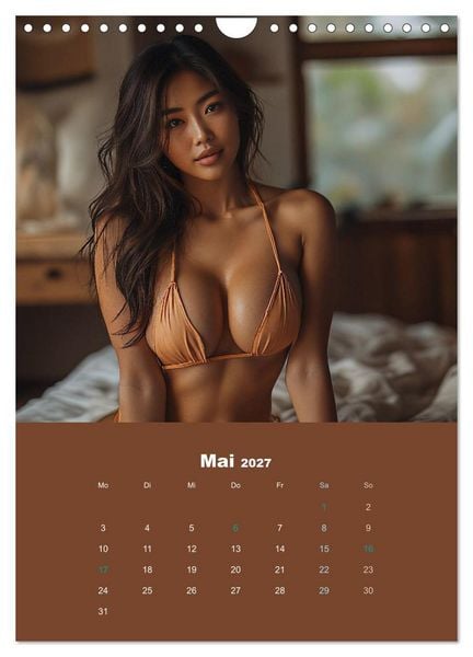 Produktbild: Asian Girls Kalender &ndash; Sexy Bikini Sch&ouml;nheiten (Wandkalender 2027 DIN A4 hoch), CALVENDO Monatskalender