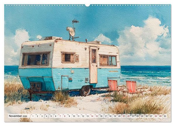 Produktbild: Caravanesque (hochwertiger Premium Wandkalender 2026 DIN A2 quer), Kunstdruck in Hochglanz