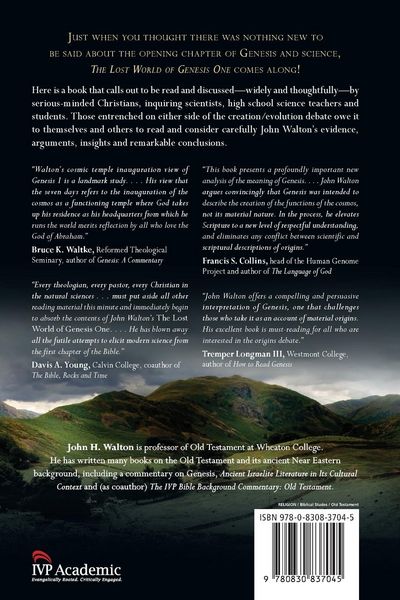 Produktbild: The Lost World of Genesis One