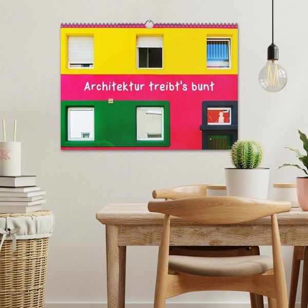 Produktbild: Architektur treibt's bunt (Wandkalender 2027 DIN A3 quer), CALVENDO Monatskalender