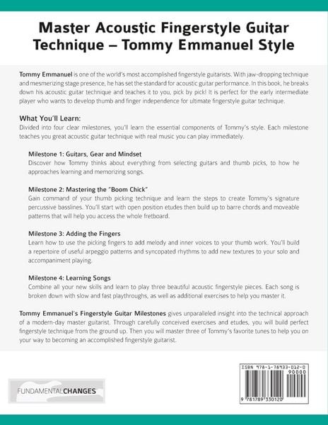 Produktbild: Tommy Emmanuel's Fingerstyle Guitar Milestones