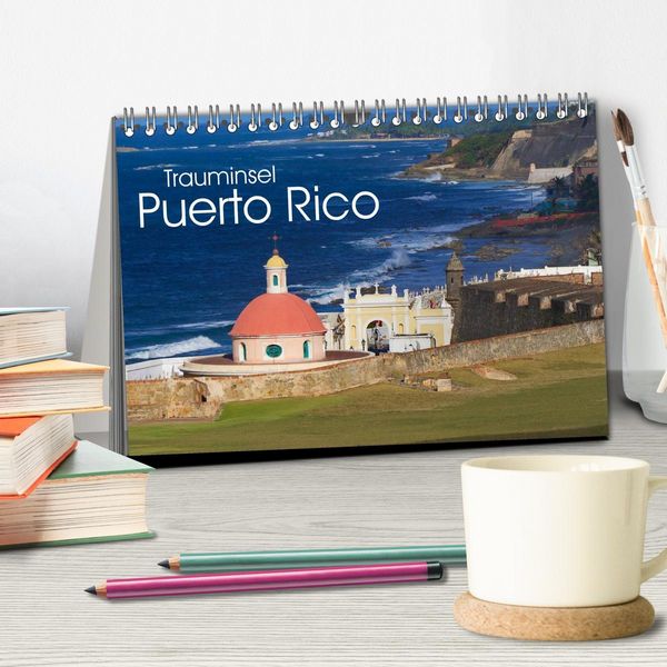 Produktbild: Trauminsel Puerto Rico (Tischkalender 2026 DIN A5 quer), CALVENDO Monatskalender