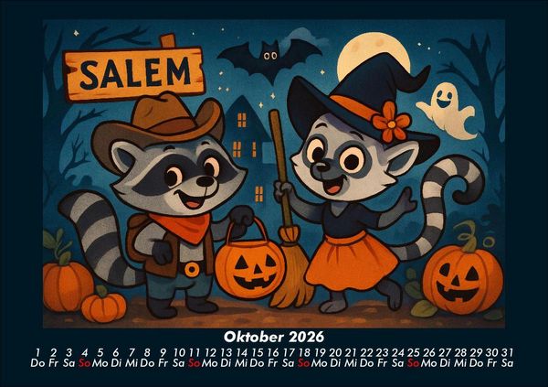 Produktbild: Rocco & Lulu - Reise durch die USA 2026 Fotokalender DIN A5
