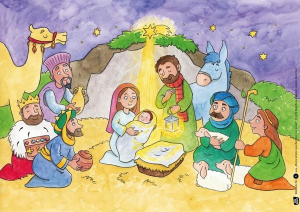 Produktbild: Meine ersten Geschichten von Jesus. Die U3-Bibel im Kamishibai. Kamishibai Bildkartenset.