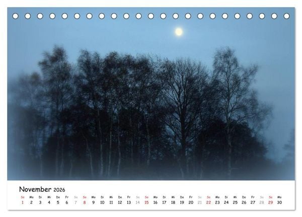 Produktbild: Unterwegs im Teufelsmoor (Tischkalender 2026 DIN A5 quer), CALVENDO Monatskalender