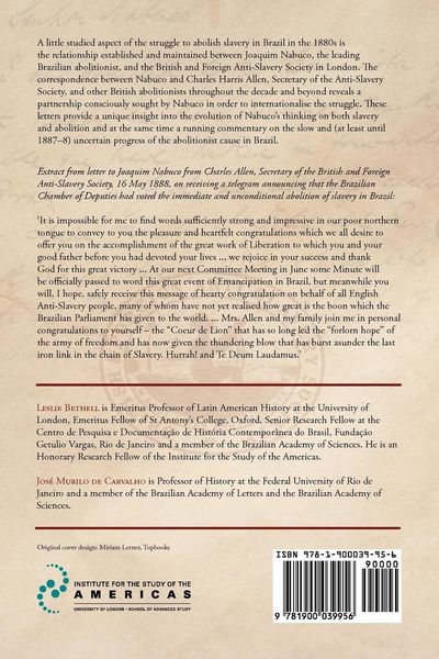 Produktbild: Joaquim Nabuco, British Abolitionists, and the End of Slavery in Brazil