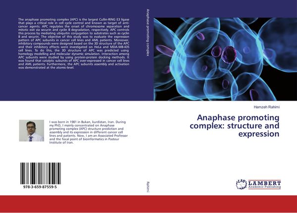 Produktbild: Anaphase promoting complex: structure and expression