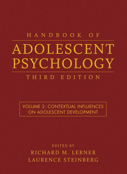 Produktbild: Handbook of Adolescent Psychology, Volume 2