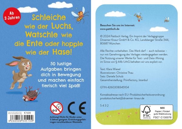Produktbild: Schleiche wie der Luchs, watschle wie die Ente