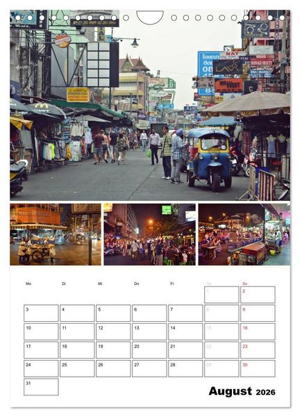 Produktbild: Das bunte Leben in Thailand (Wandkalender 2026 DIN A4 hoch), CALVENDO Monatskalender