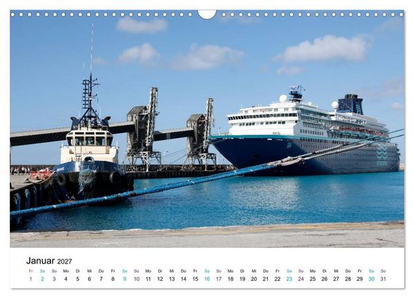 Produktbild: Riesen der Meere - Kreuzfahrtschiffe (Wandkalender 2027 DIN A3 quer), CALVENDO Monatskalender