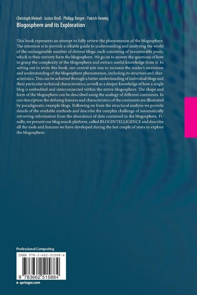 Produktbild: Blogosphere and its Exploration