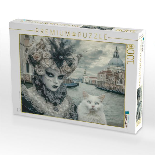 Produktbild: CALVENDO Puzzle Venise | 1000 Teile Lege-Gr&ouml;&szlig;e 64x48cm Foto-Puzzle f&uuml;r gl&uuml;ckliche Stunden