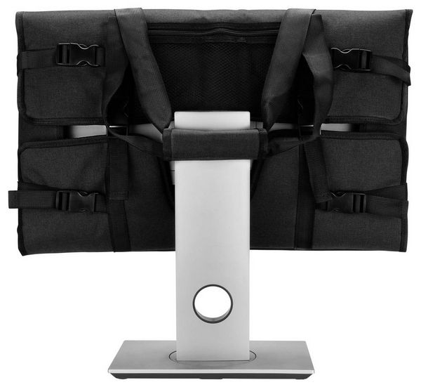 Produktbild: Renkforce Monitor Tasche RF-MB-200 Passend f&uuml;r Display-Gr&ouml;&szlig;e (Bereich): 81,3 cm (32") - 86,4 cm (34") Schwarz