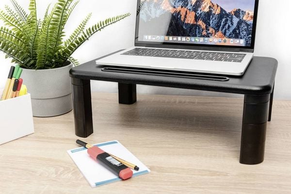 Produktbild: Digitus DA-90458 Monitor-Erh&ouml;hung H&ouml;hen-Bereich: 71 bis 145 mm Schwarz