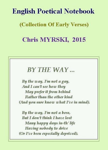 Produktbild: English Poetical Notebook