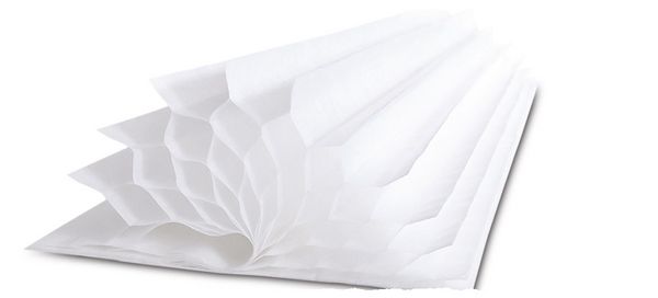 Produktbild: URSUS Basispapiere Wabenpapier Wei&szlig;, 22,5 x 32,5 cm, 6 Blatt