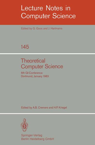 Produktbild: Theoretical Computer Science