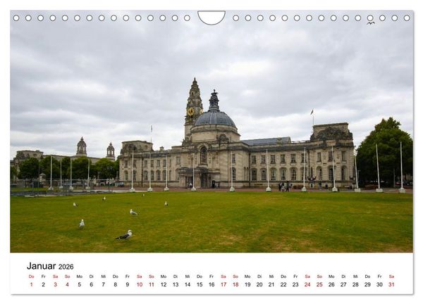 Produktbild: Wales Land der Sehensw&uuml;rdigkeiten, Landschaften und Natur (Wandkalender 2026 DIN A4 quer), CALVENDO Monatskalender