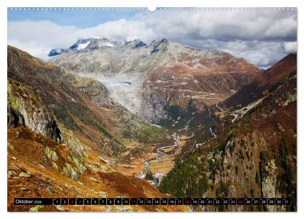 Produktbild: Schweizer Alpen. Natur und Landschaften (hochwertiger Premium Wandkalender 2026 DIN A2 quer), Kunstdruck in Hochglanz