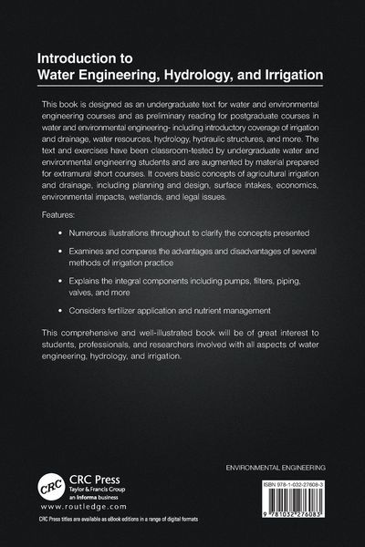 Produktbild: Introduction to Water Engineering, Hydrology, and Irrigation