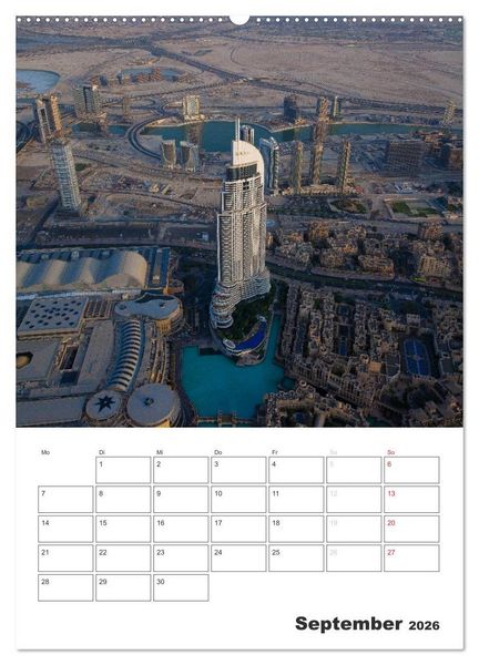 Produktbild: Vertical Dubai 2026 (hochwertiger Premium Wandkalender 2026 DIN A2 hoch), Kunstdruck in Hochglanz