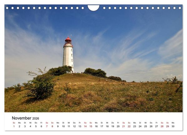 Produktbild: Ein Tag auf der Insel Hiddensee (Wandkalender 2026 DIN A4 quer), CALVENDO Monatskalender