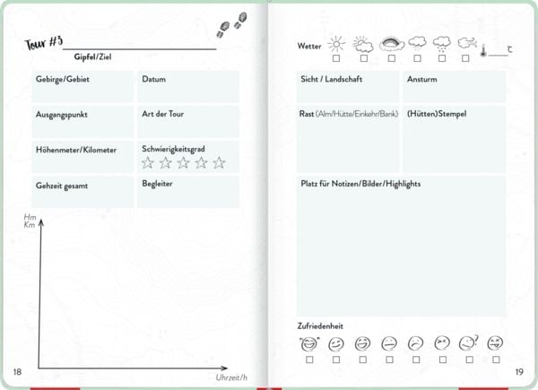 Produktbild: Wandertagebuch