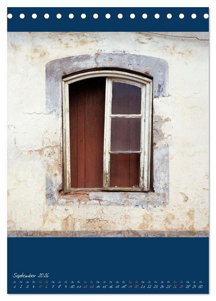 Produktbild: Alte Fenster (Tischkalender 2026 DIN A5 hoch), CALVENDO Monatskalender