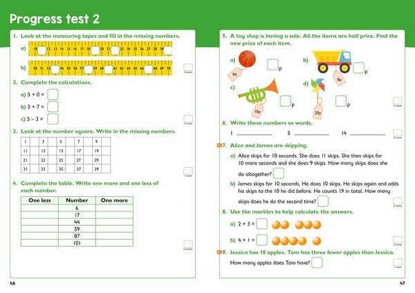 Produktbild: Year 1 Maths and English KS1 Targeted Study & Practice Book