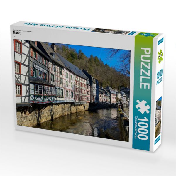 Produktbild: CALVENDO Puzzle Markt | 1000 Teile Lege-Gr&ouml;&szlig;e 64x48cm Foto-Puzzle f&uuml;r gl&uuml;ckliche Stunden