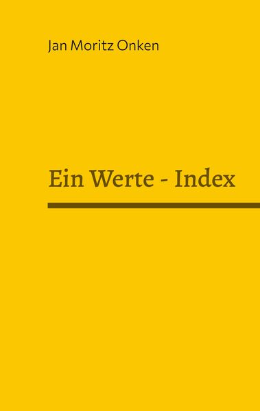 Produktbild: Ein Werte-Index
