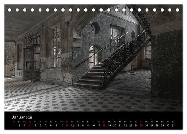 Produktbild: Verlassene Orte - Berlin - Brandenburg (Tischkalender 2026 DIN A5 quer), CALVENDO Monatskalender