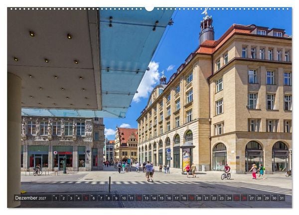 Produktbild: Ein Sommertag in Leipzig (hochwertiger Premium Wandkalender 2027 DIN A2 quer), Kunstdruck in Hochglanz