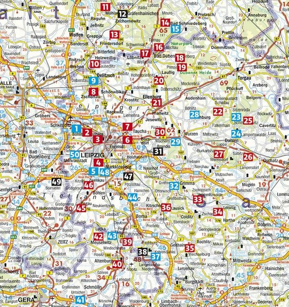 Produktbild: ROTHER Wanderf&uuml;hrer Rund um Leipzig