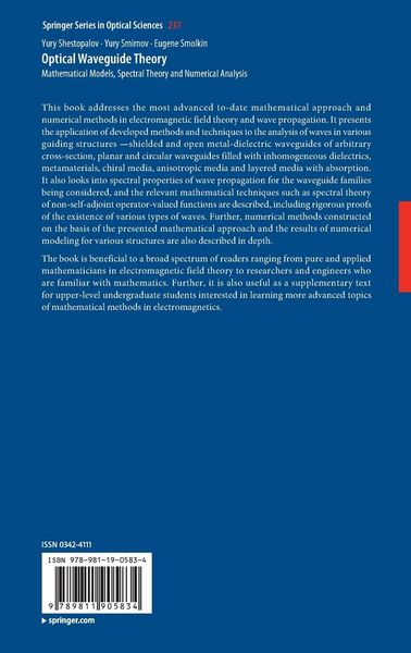 Produktbild: Optical Waveguide Theory